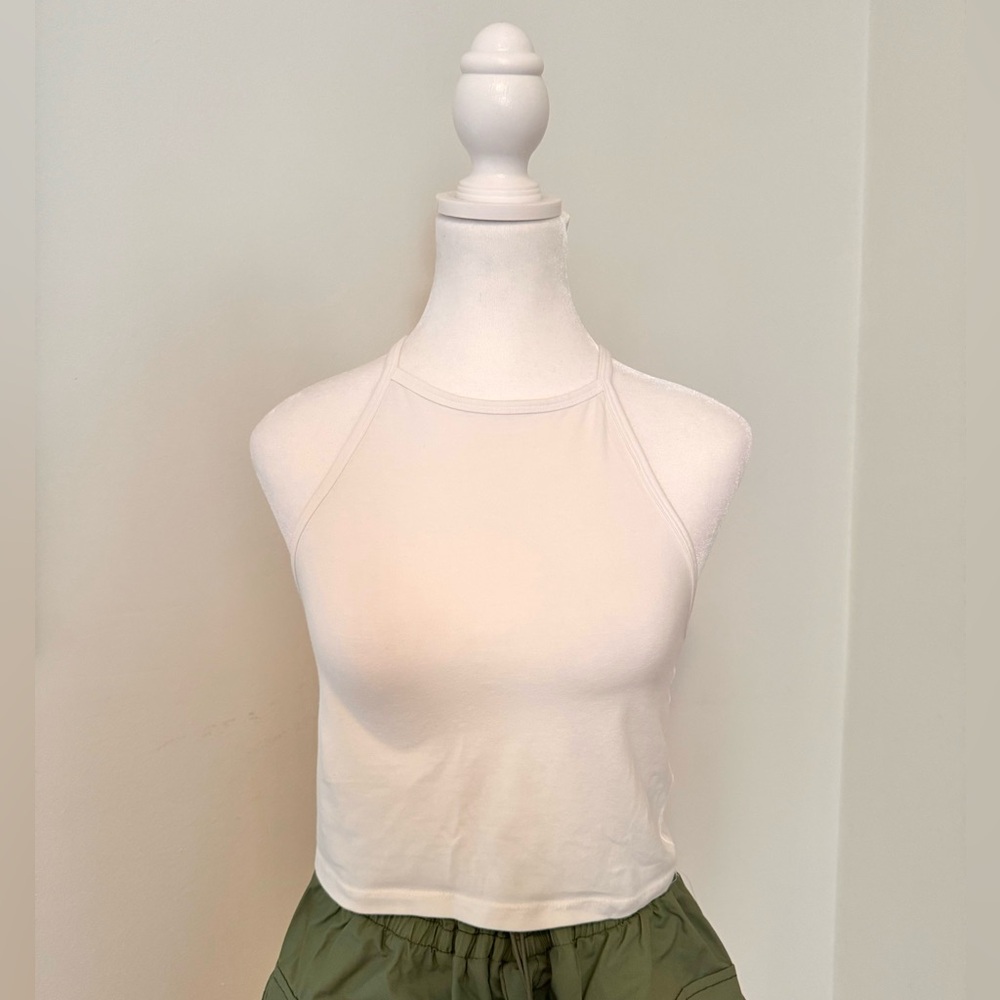 H&M White Halter Top